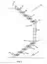 Fig. 02 - Bent pole composite stairs