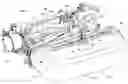 Fig. 01 - Grass catcher retaining device for reel mower cutting unit