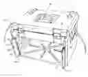 Fig. 01 - Blow molded tool chest with sliding connector components