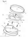 Fig. 04 - Protective case for transporting or storing a plate-shaped part pierced with an aperture