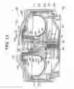 Fig. 14 - Dispenser with variable-volume storage chamber, one-way valve, and manually-depressible actuator