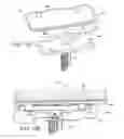 Fig. 17 - Partition mount with integrated plunger assembly