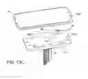 Fig. 18 - Partition mount with integrated plunger assembly