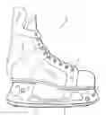 Fig. 01 - Skate with pivoting rocker and replaceable blade