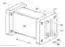 Fig. 01 - Waterproof waveguide assembly having a core part with a seam formed by engaging parts and the core part enclosed by a separate external housing