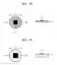 Fig. 03 - Shaped-beam antenna with multi-layered metallic disk array structure surrounded by dielectric ring