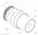 Fig. 02 - Coaxial connector for cable with a solid outer conductor