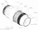Fig. 10 - Coaxial connector for cable with a solid outer conductor