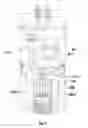 Fig. 08 - Service module with at least one anode clamp and means for applying a force or a shock on the anode rod