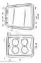 Fig. 16 - Container with cover and closure member