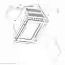 Fig. 02 - Printhead with flex PCB bent between contacts and printhead IC