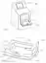 Fig. 10 - Disposable cassette and method of use for blood analysis on blood analyzer
