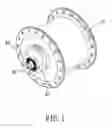 Fig. 02 - Generator structure for a bicycle hub