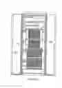 Fig. 28 - Fiber distribution hubs with swing frame chassis
