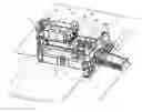 Fig. 01 - Strike-off beam and spreader plow assembly for placer/spreader