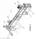 Fig. 03 - Strike-off beam and spreader plow assembly for placer/spreader
