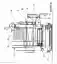 Fig. 05 - Strike-off beam and spreader plow assembly for placer/spreader