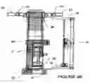 Fig. 08 - Strike-off beam and spreader plow assembly for placer/spreader