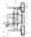 Fig. 11 - Strike-off beam and spreader plow assembly for placer/spreader