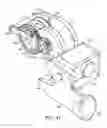 Fig. 45 - Surgical stapling instrument with a geared return mechanism