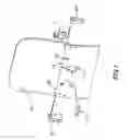 Fig. 02 - Lock release latch assembly for a collapsible chair having a fold-down back