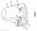 Fig. 06 - Lock release latch assembly for a collapsible chair having a fold-down back
