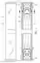 Fig. 02 - Lighting assembly having end wall with retaining member