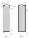 Fig. 02 - Battery cell with a partial dielectric barrier for improved battery pack mechanical and thermal performance