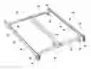 Fig. 01 - T-shaped side rails for bed frame