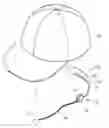 Fig. 01 - Cap with illuminated rear strap
