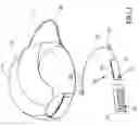 Fig. 02 - Illuminated cap having optical fiber strand and removable pouch