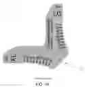 Fig. 71 - Method and apparatus for performing an open wedge, high tibial osteotomy