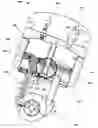 Fig. 01 - TANDEM TWIN POWER UNIT ENGINE HAVING AN OSCILLATING CYLINDER