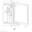 Fig. 02 - Wall-avoiding self-balancing mount for tilt positioning of a flat panel electronic display