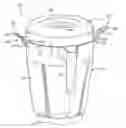 Fig. 01 - Turbulence-reducing blender lid and method of operation