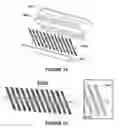 Fig. 09 - High speed, direct path, stair-step, electronic connectors with improved signal integrity characteristics and methods for their manufacture