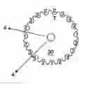 Fig. 01 - Tension-reducing random sprocket