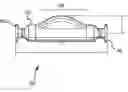 Fig. 01 - Compact vibratory flowmeter for measuring flow characteristics of a cement flow material