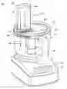 Fig. 01 - Food processor with dicing tool