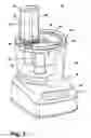Fig. 02 - Food processor with cleaning tool