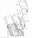 Fig. 12 - Downward facing receptacle assembly for cable raceway