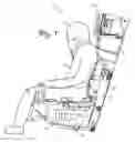 Fig. 02 - Aircraft ejection seat with moveable headrest