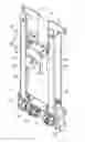 Fig. 01 - Locking device, collapsible support frame assembly using the locking device