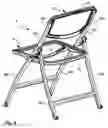 Fig. 03 - Folding and stacking mesh chair system