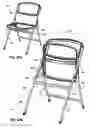 Fig. 19 - Folding and stacking mesh chair system