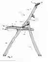 Fig. 04 - Folding mesh chair with nesting hoops