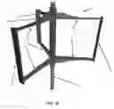 Fig. 44 - MULTI-ROTOR VERTICAL AXIS WIND TURBINE