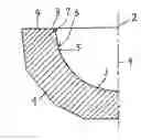 Fig. 01 - Reduction of the development of stripe wear on inserts for hip joint prostheses by modifying the geometry of the transition between the face and spherical recess
