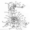 Fig. 01 - Multi-position support for a folding patient lift device