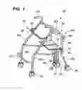 Fig. 02 - Physical assistance device configurable into a walker/rollator, seat or transport chair